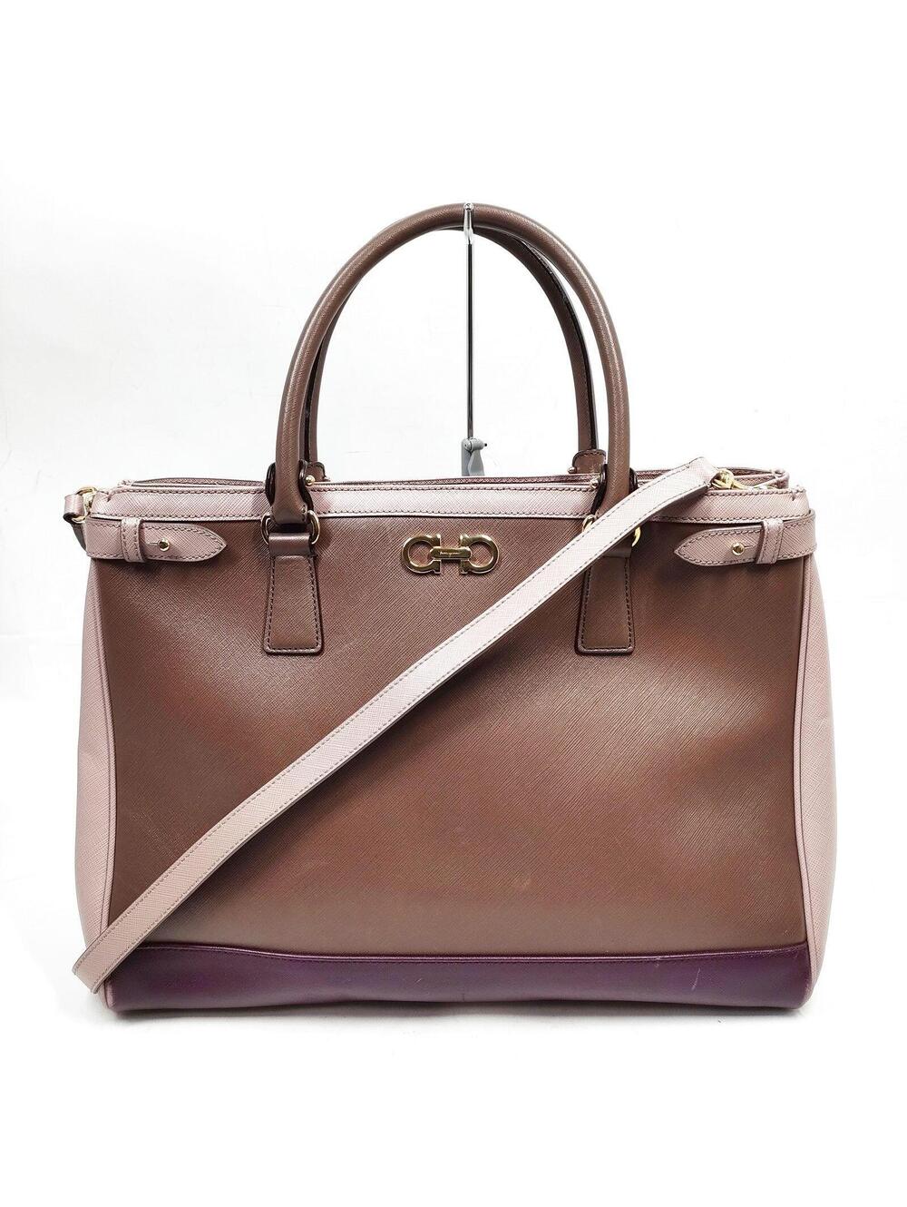 Ferragamo Hand Bag Pink Leather 3360684